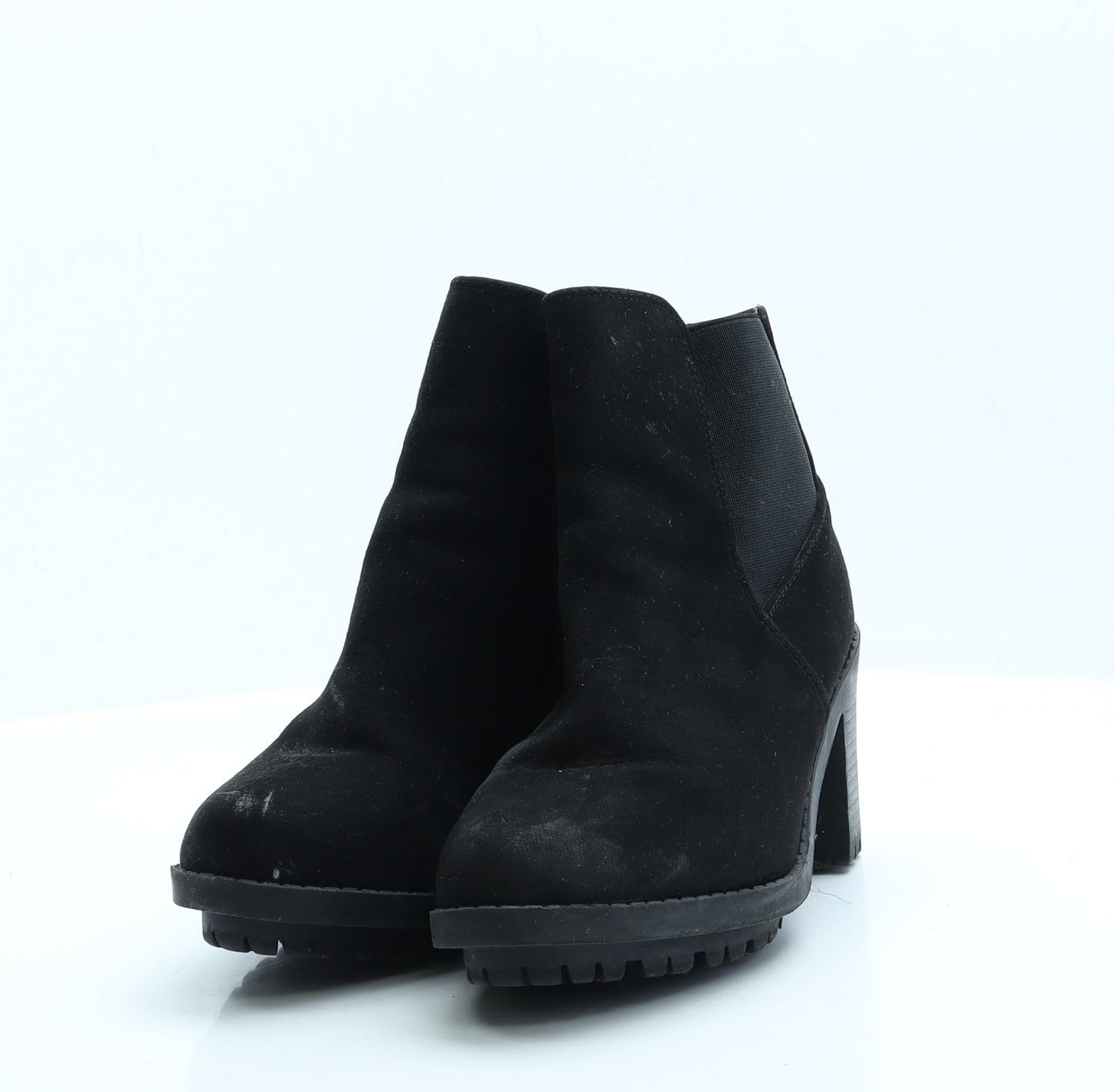 New Look Womens Black  Faux Suede Bootie Boot UK 6 EUR 39