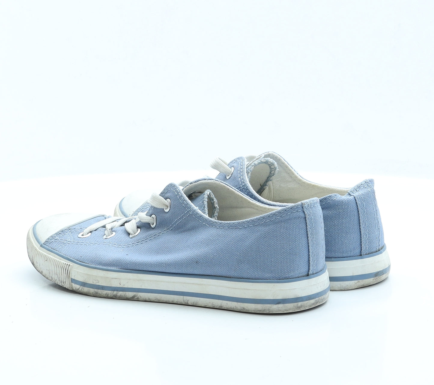 New Look Womens Blue  Fabric Trainer Casual UK 6 39