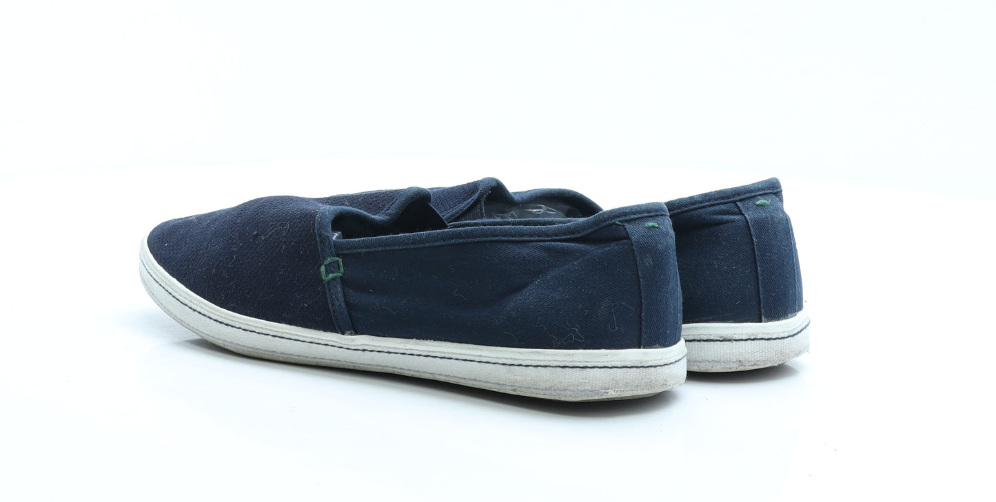 Burton Mens Blue Fabric Espadrille Casual UK 8 EUR 42