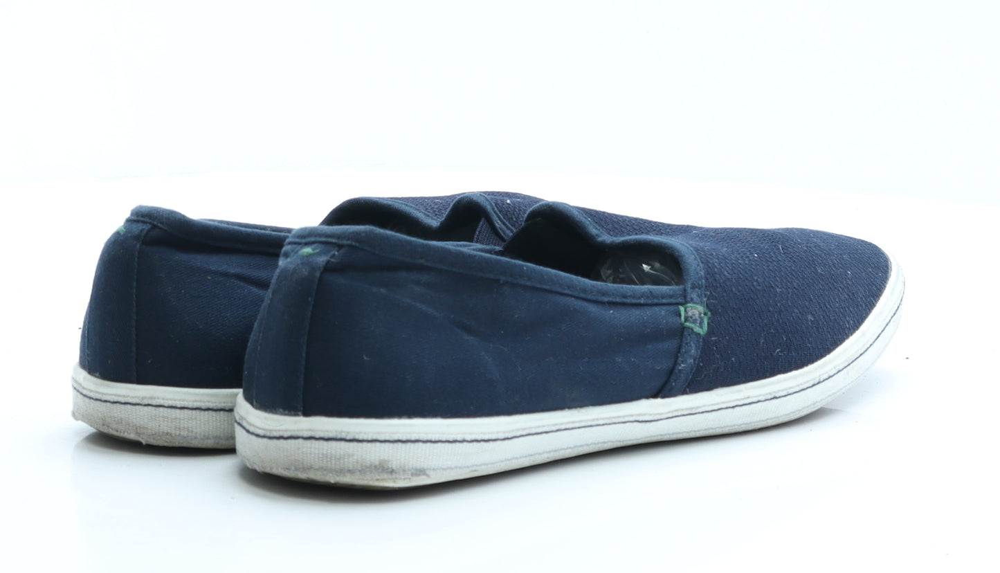 Burton Mens Blue Fabric Espadrille Casual UK 8 EUR 42