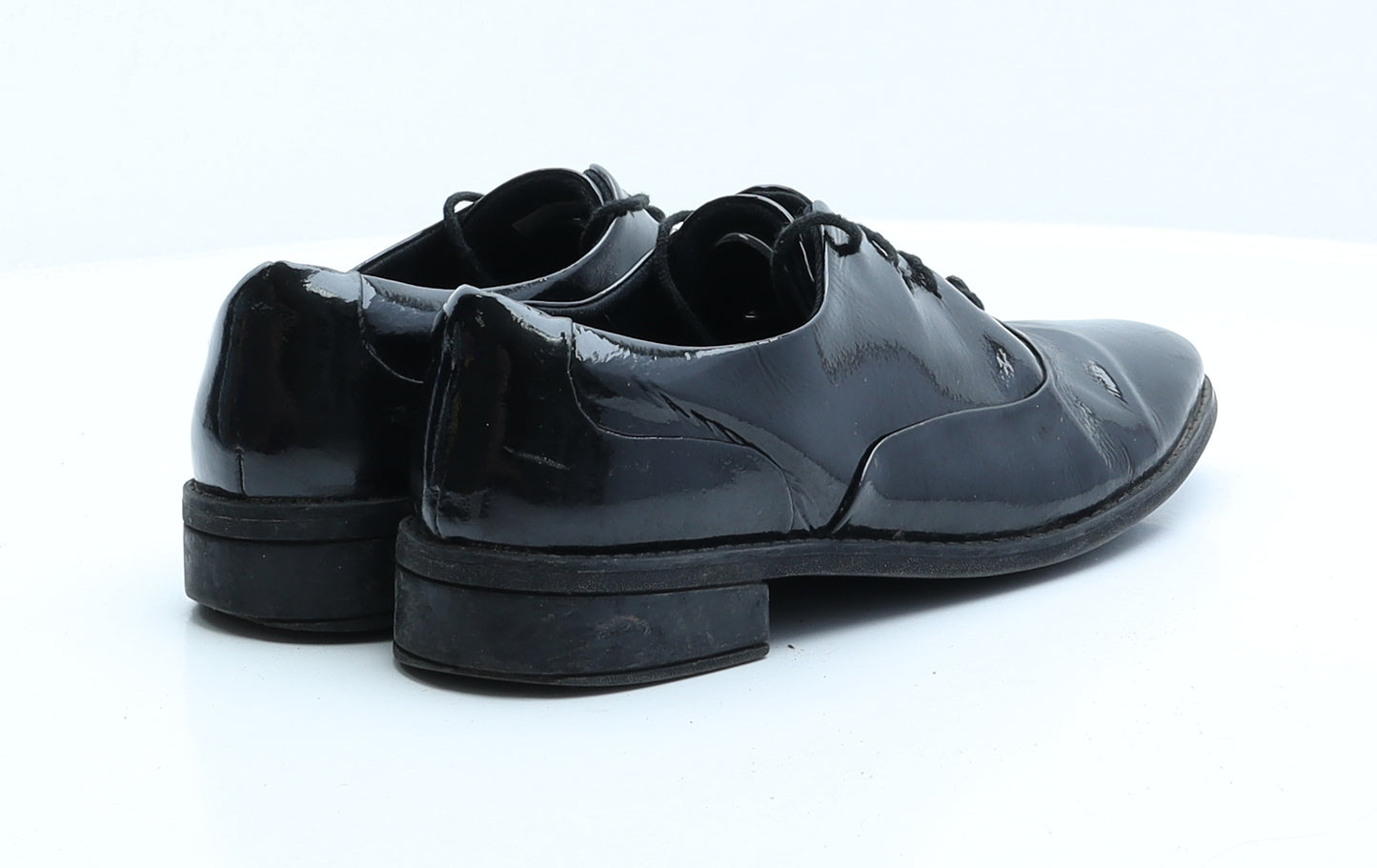 Clarks Womens Black Patent Leather Flat UK 6 EUR 39