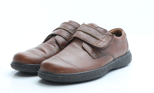 Padders Mens Brown Leather Boat Shoe Casual UK 9 EUR 41