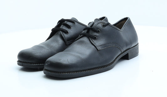 Concord Mens Black Leather Oxford Dress UK 9 EUR 42