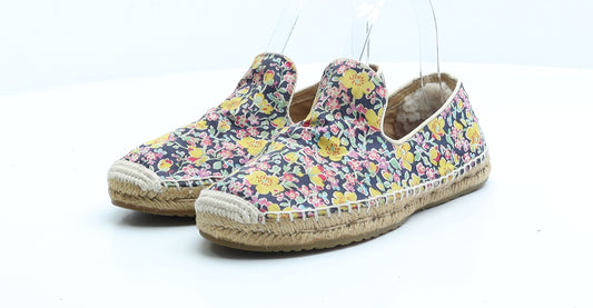Uggs Womens Multicoloured Floral Polyester Slip On Flat UK 4.5 37.5