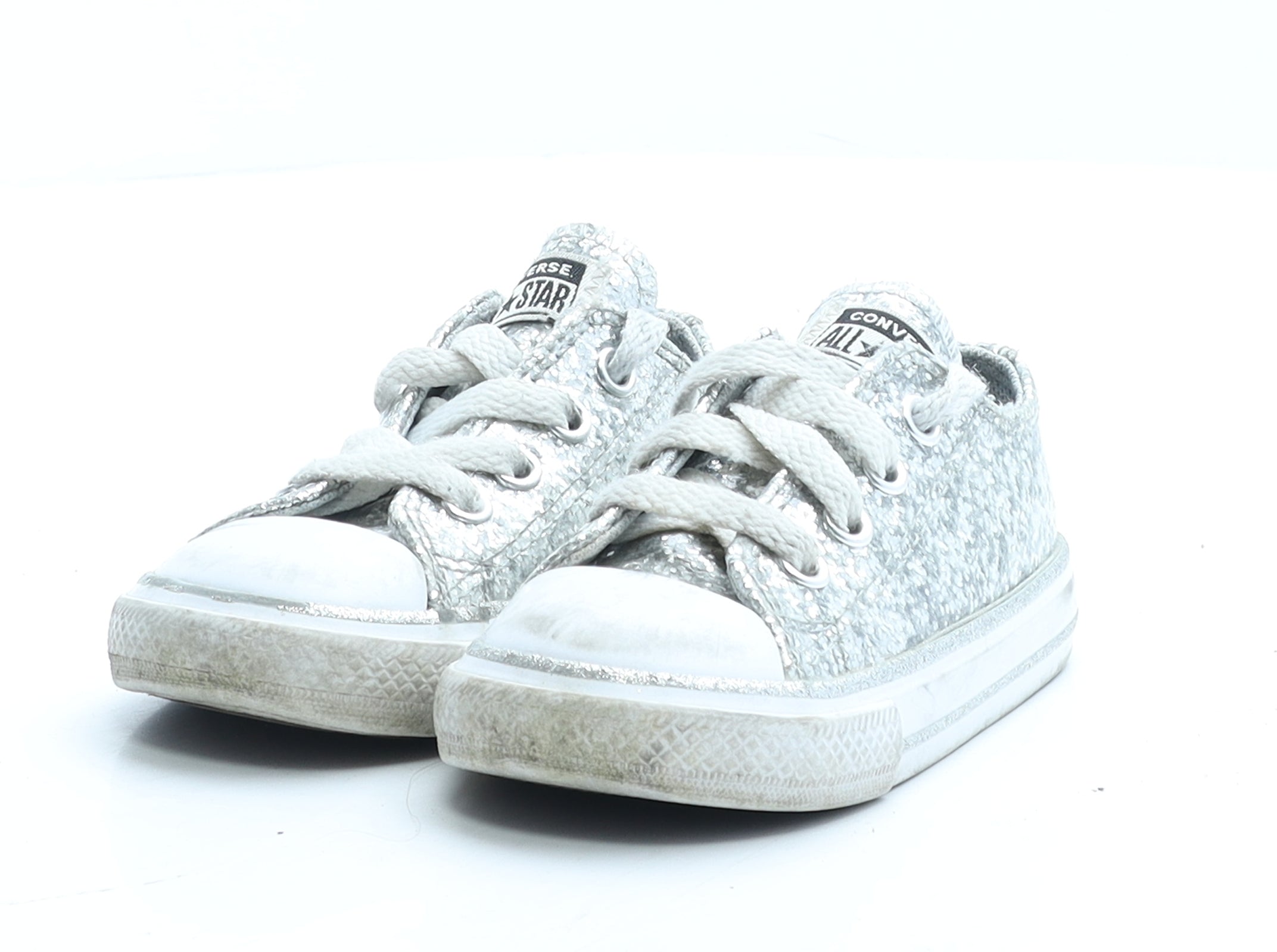 Silver converse deals shoes uk