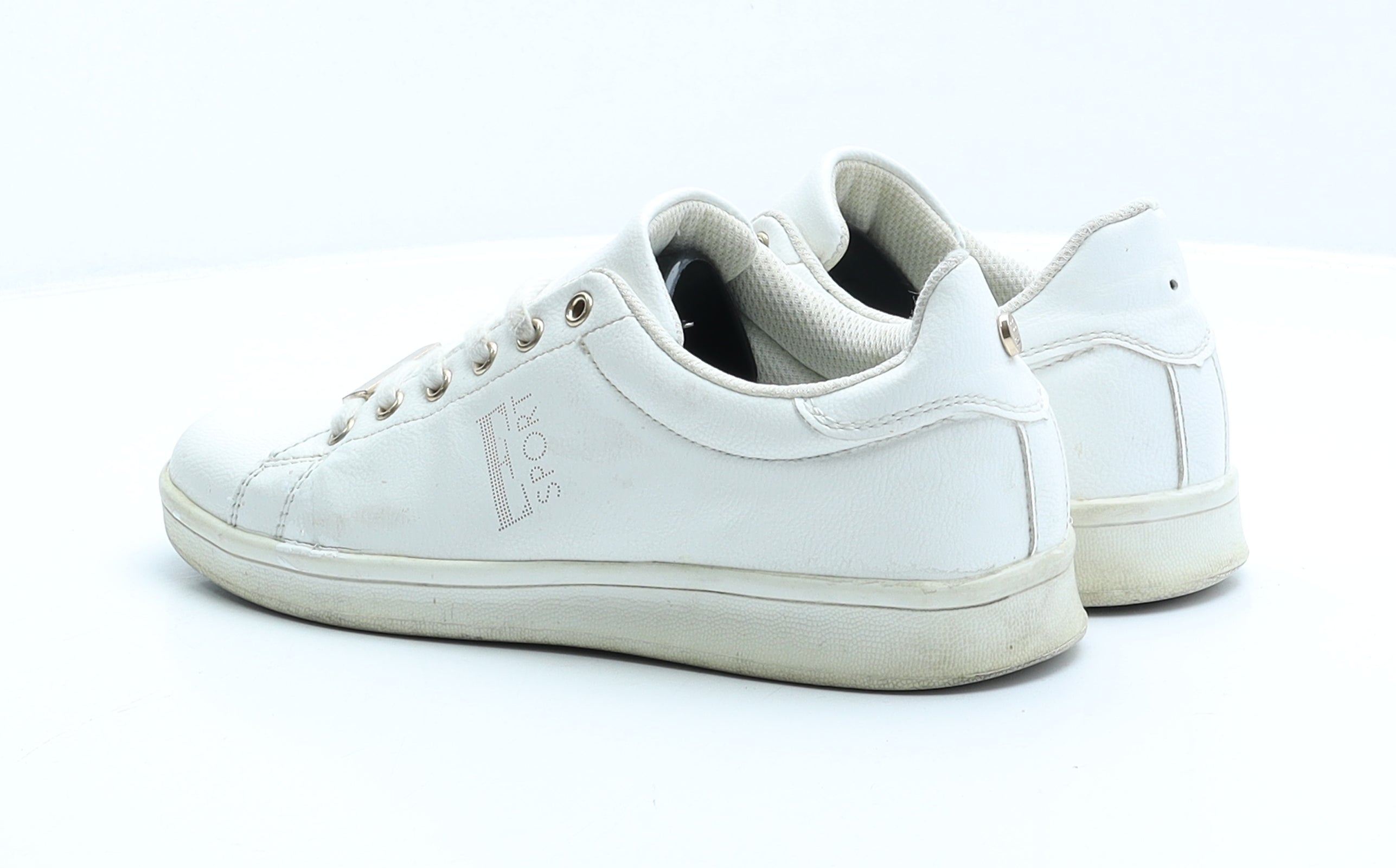 Elle sport sale white trainers