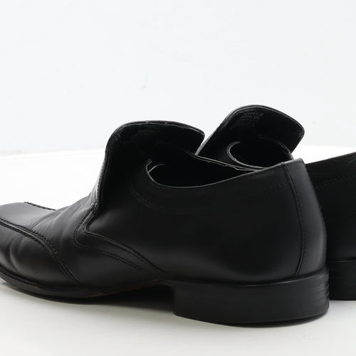 Marks and Spencer Mens Black Leather Loafer Casual UK 8.5 42