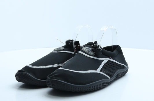 TWF Mens Black Polyester Sock Casual UK 10 - Aqua Shoes