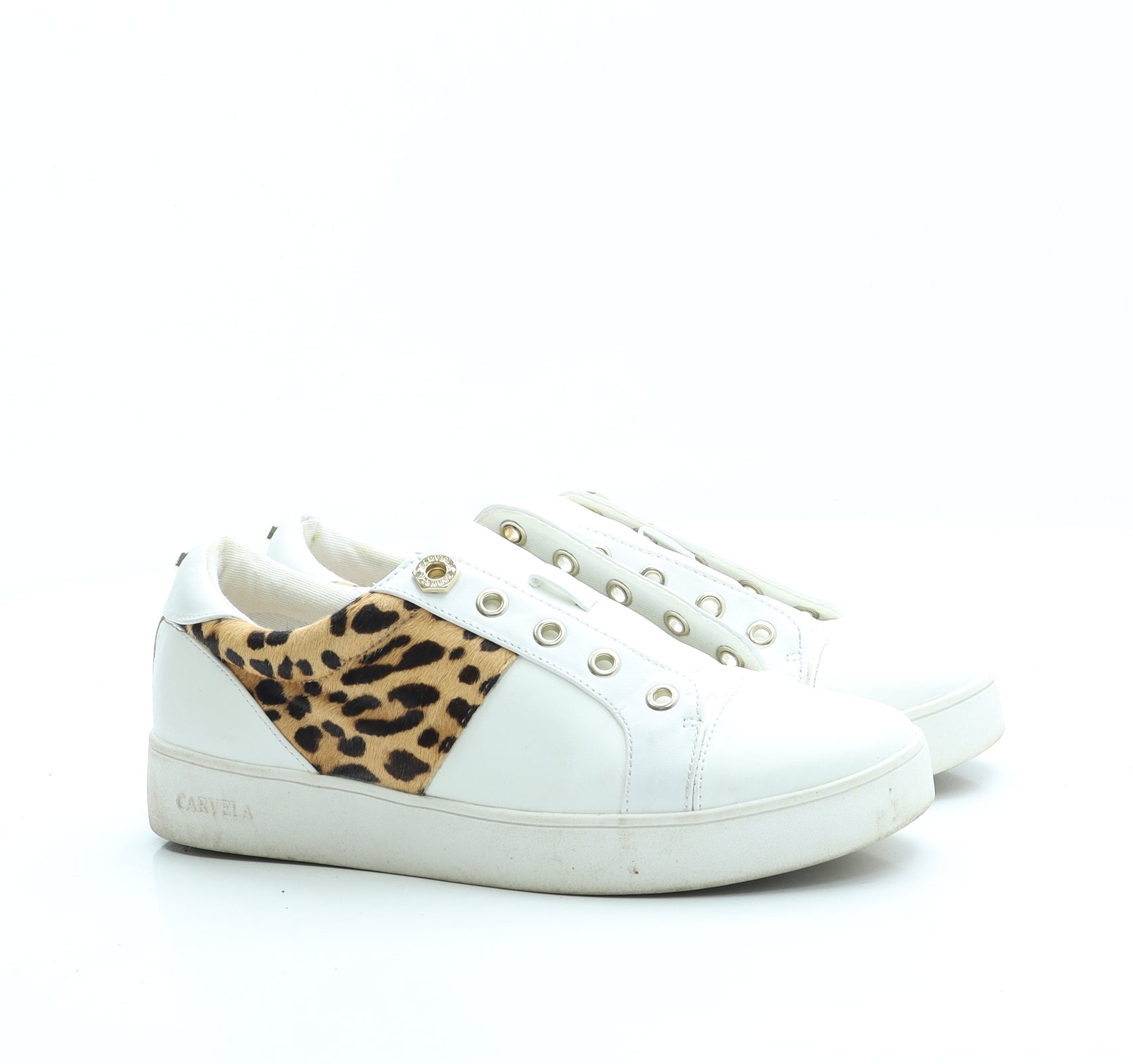 Carvela ladies white trainers online