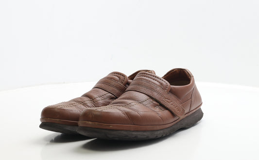 Clarks Mens Brown Leather Loafer Casual UK 7 41