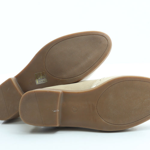 Kelsi Womens Beige Loafer Flat UK 3 36
