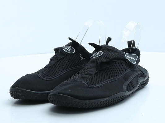 Aquatic Mens Black Polyester Trainer UK 10 43 - Aqua Shoes