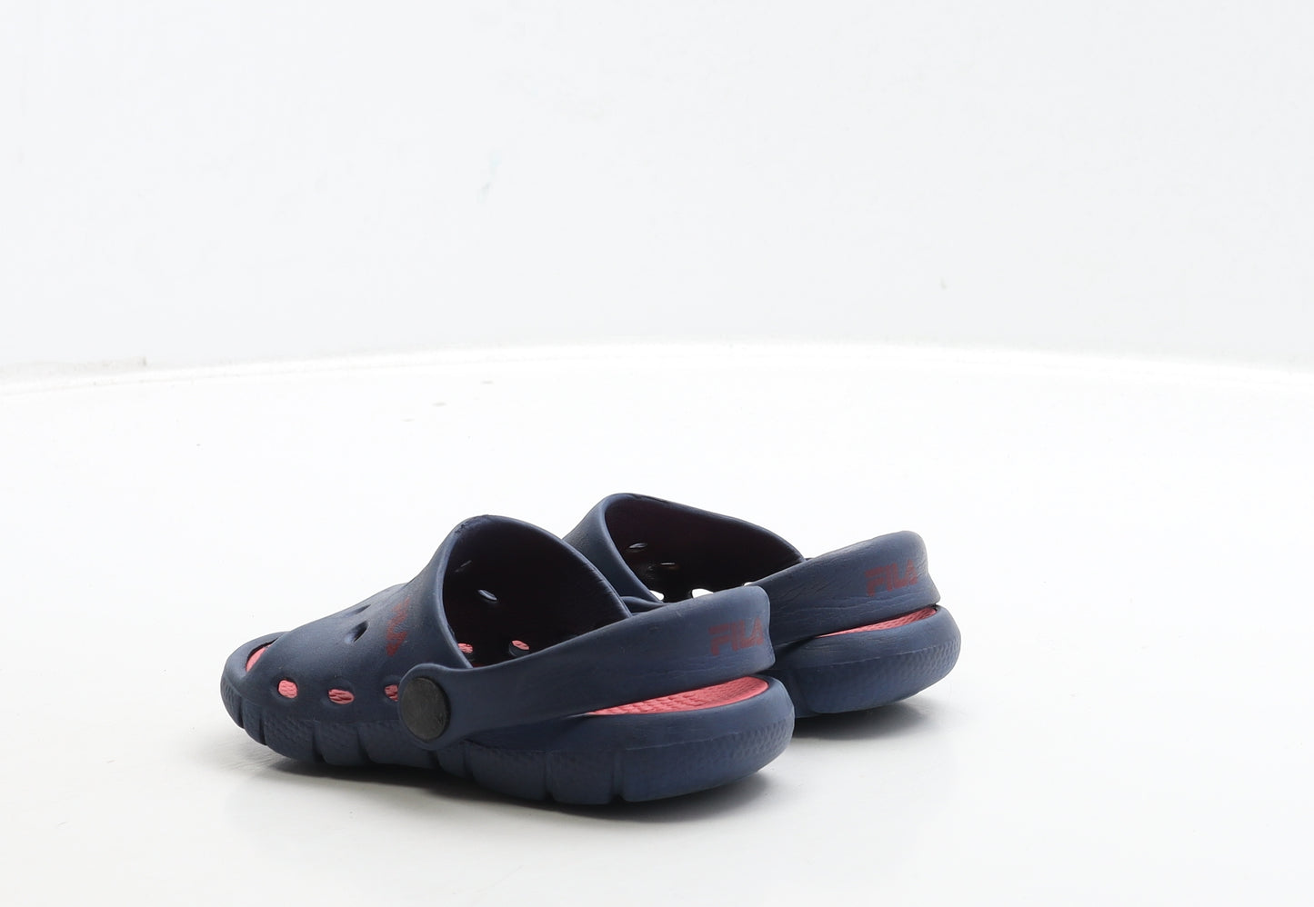 FILA Boys Blue Rubber Clog Sandal UK 6 24