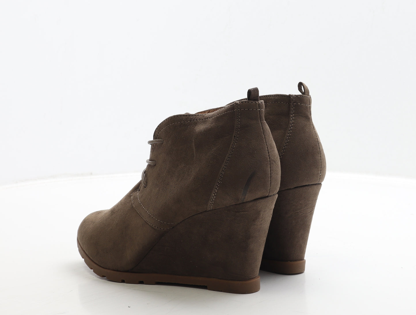 Full Circle Womens Brown Suede Bootie Boot UK 6 39
