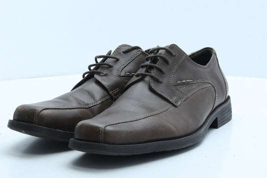 Claudio Conti Mens Brown Leather Oxford Dress UK 10.5