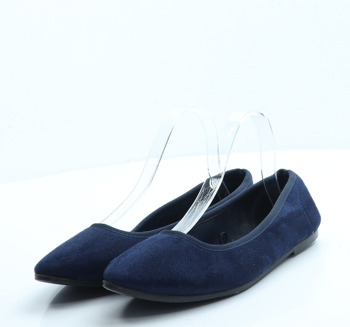 ESMARA Womens Blue Suede Slip On Flat UK 6 39