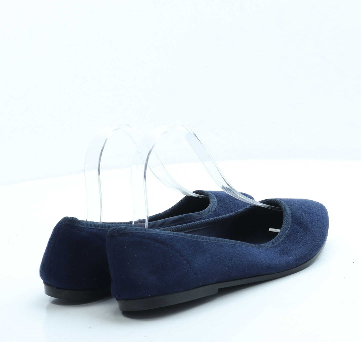 ESMARA Womens Blue Suede Slip On Flat UK 6 39