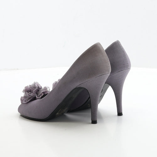 New Look Womens Purple Polyester Court Heel UK 3 36