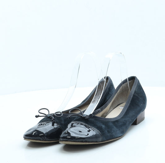 John Lewis Womens Blue Polyester Ballet Flat UK 6 39