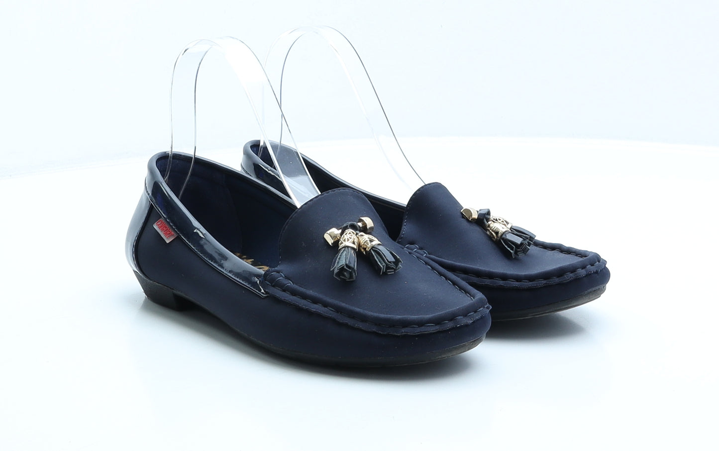 Confort Womens Blue Polyester Loafer Flat UK 5 38