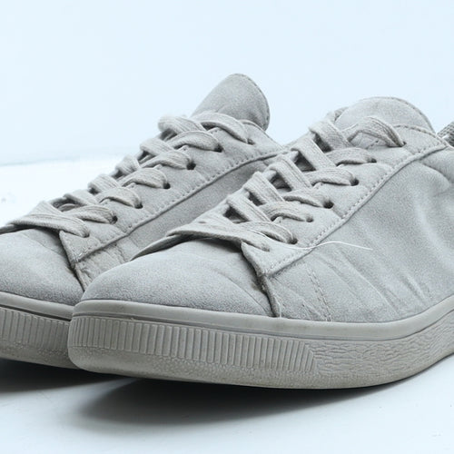 New Look Womens Grey Suede Trainer Casual UK 6 39