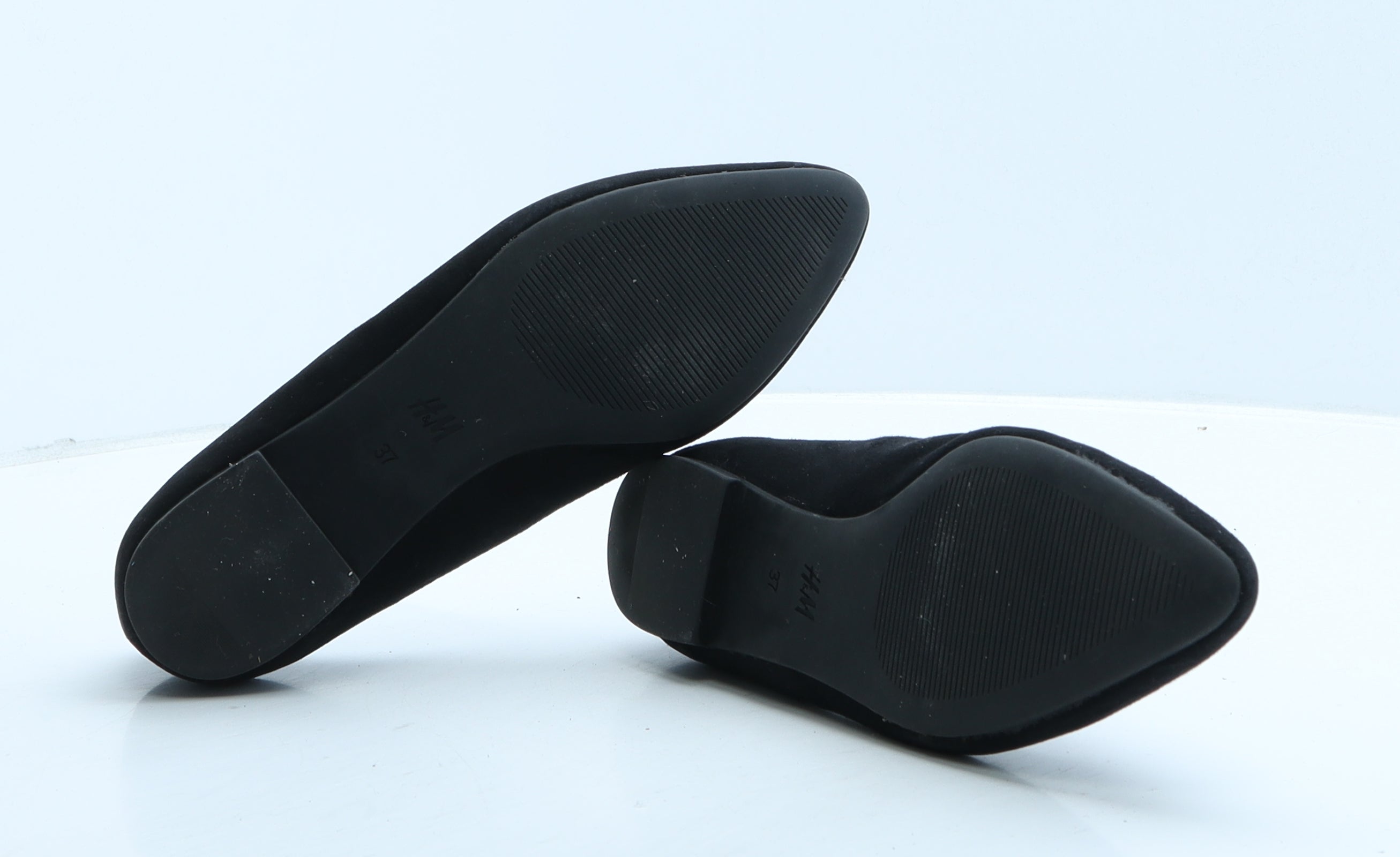 H&m flat discount shoes black