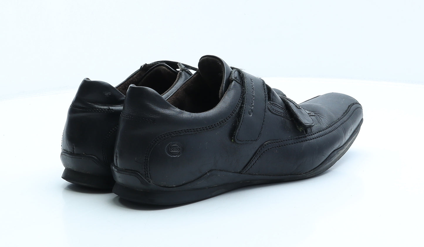 Base London Mens Black Leather Loafer Casual UK 8.5 42