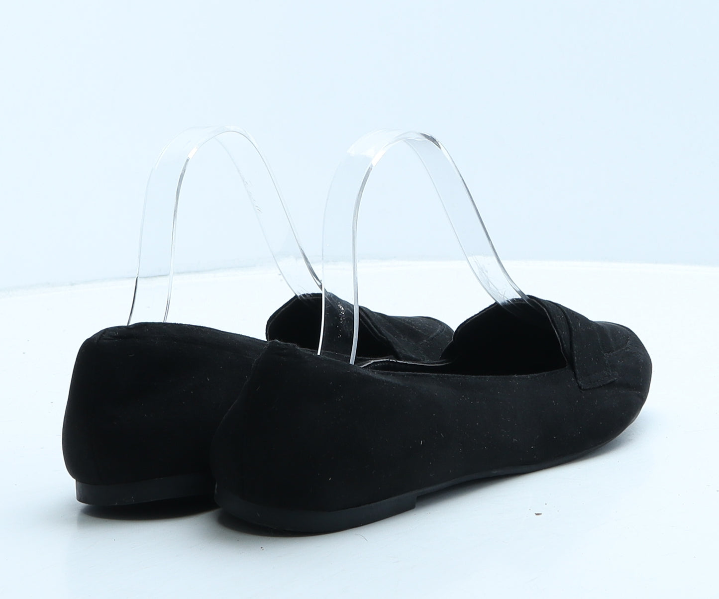 New Look Womens Black Suede Ballet Flat UK 6 39