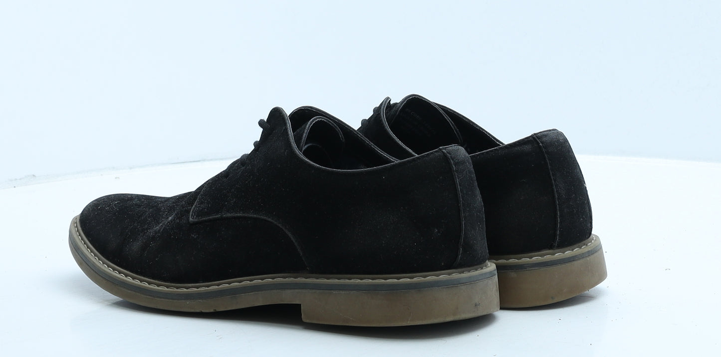 Primark Mens Black Suede Oxford Casual UK 8 42