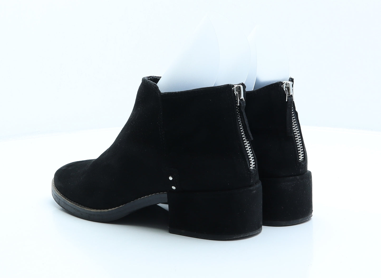 Pull&Bear Womens Black Polyester Bootie Boot UK 5.5 39