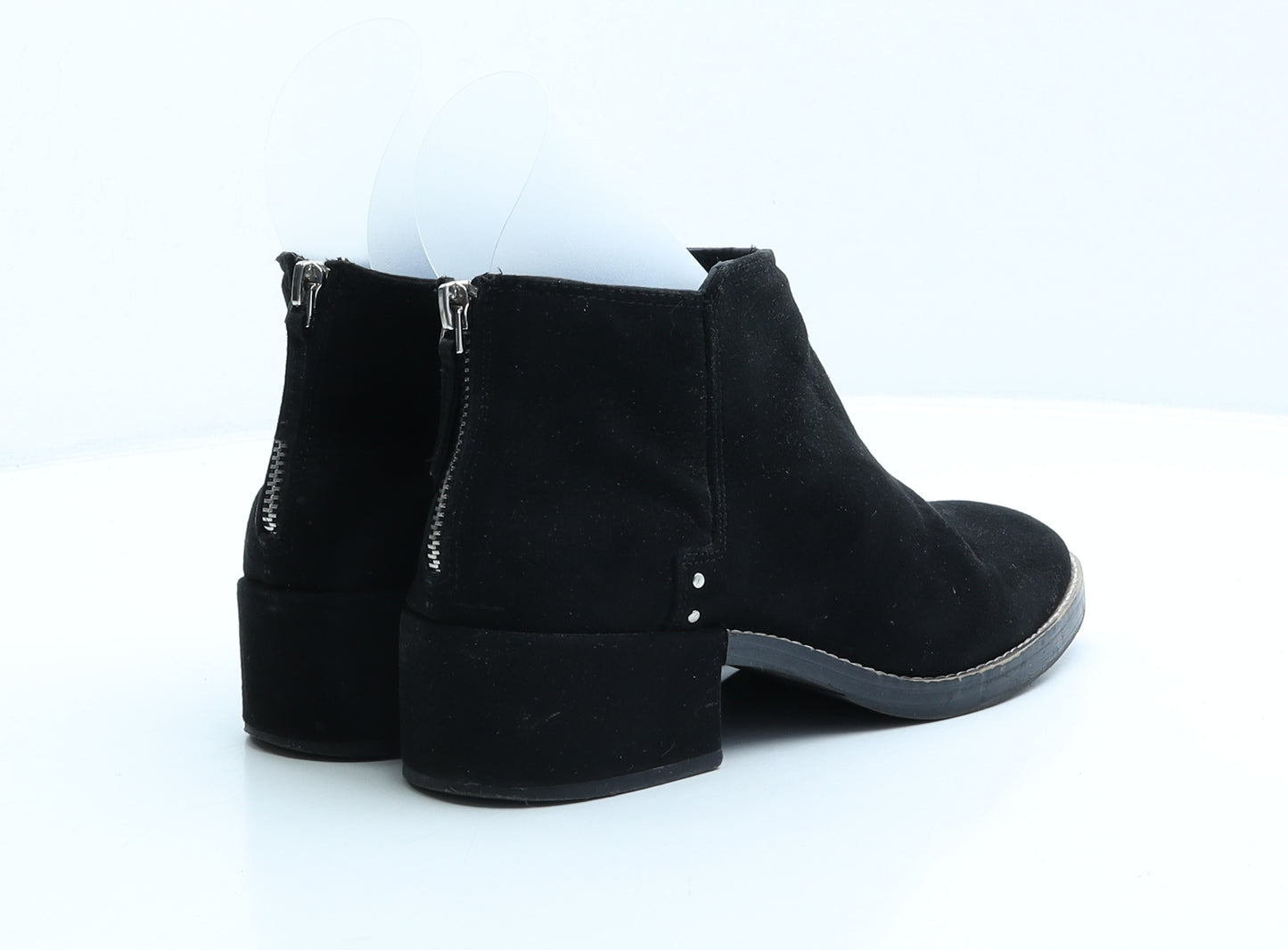 Pull&Bear Womens Black Polyester Bootie Boot UK 5.5 39