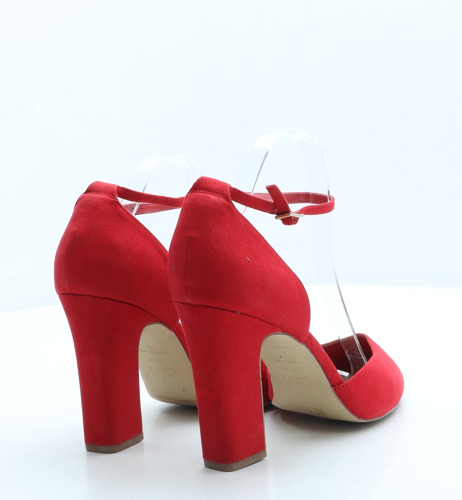 Red wide fit hot sale shoes uk