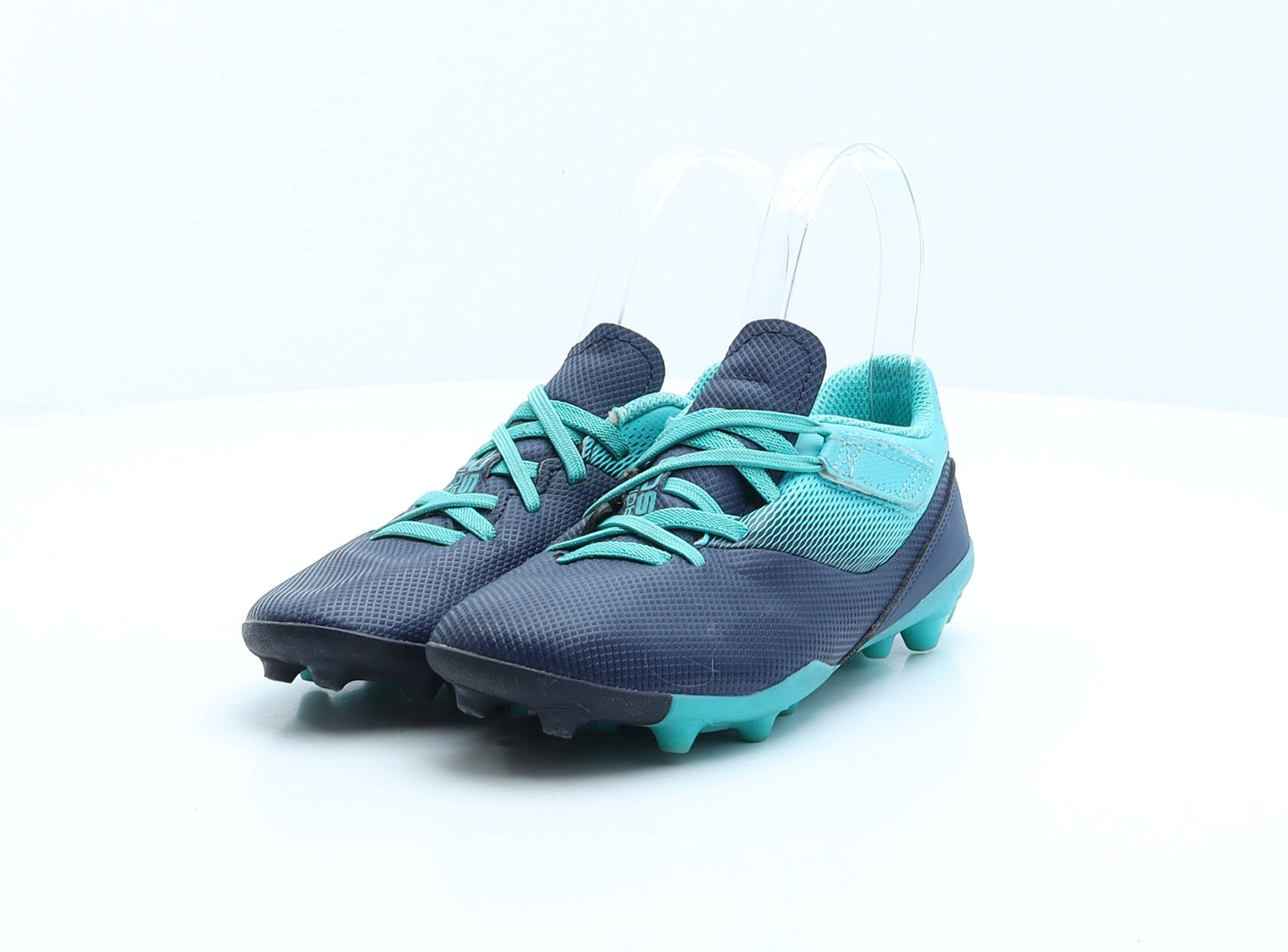 Kipsta Boys Blue Geometric Synthetic Trainer UK 13 32 - Football shoes
