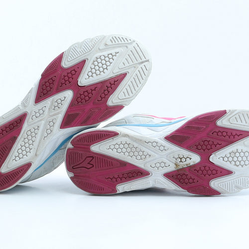 Diadora Womens Multicoloured Geometric Synthetic Trainer UK 4 36.5