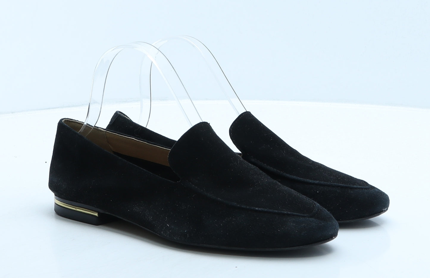 OFFICE Womens Black Suede Loafer Casual UK 5 38