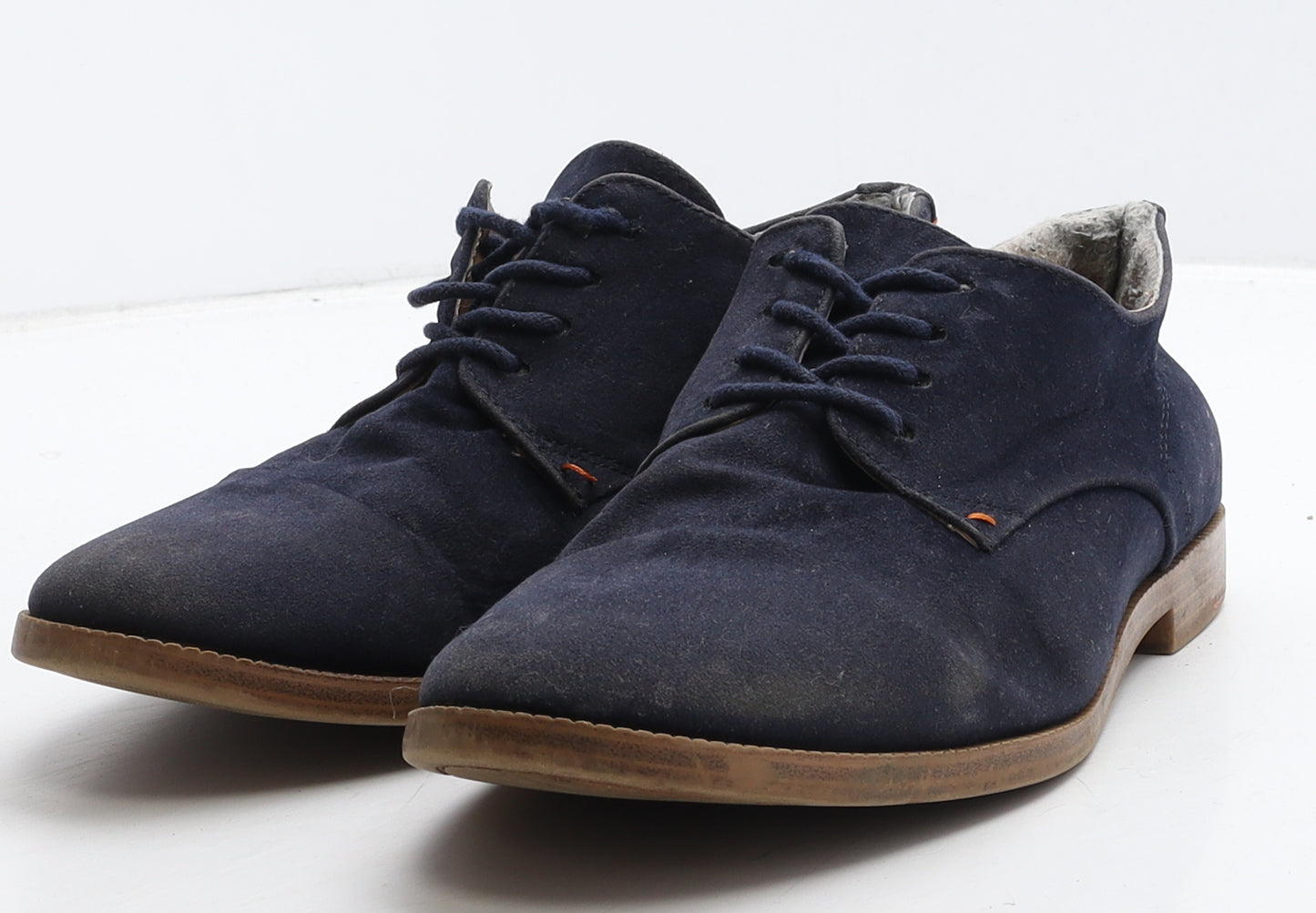 Kurt Geiger Mens Blue Suede Oxford Casual UK 8 42