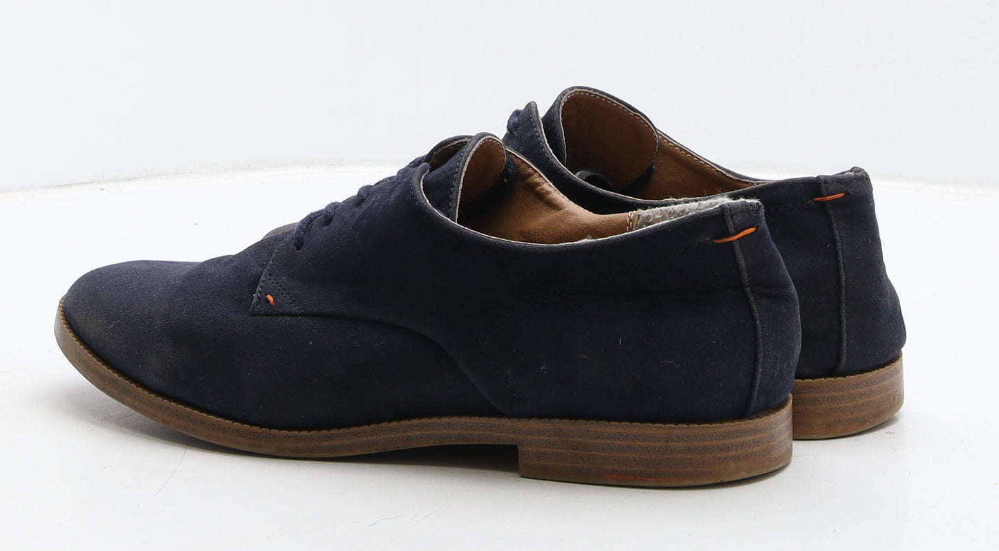 Kurt Geiger Mens Blue Suede Oxford Casual UK 8 42