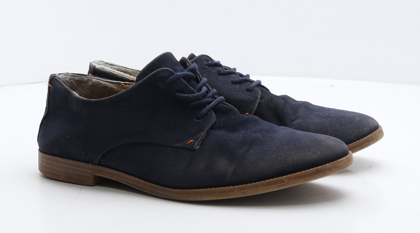 Kurt Geiger Mens Blue Suede Oxford Casual UK 8 42