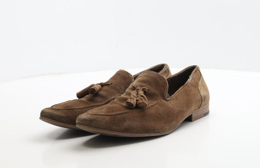 Kurt Geiger Mens Brown Leather Loafer Casual UK 8 42