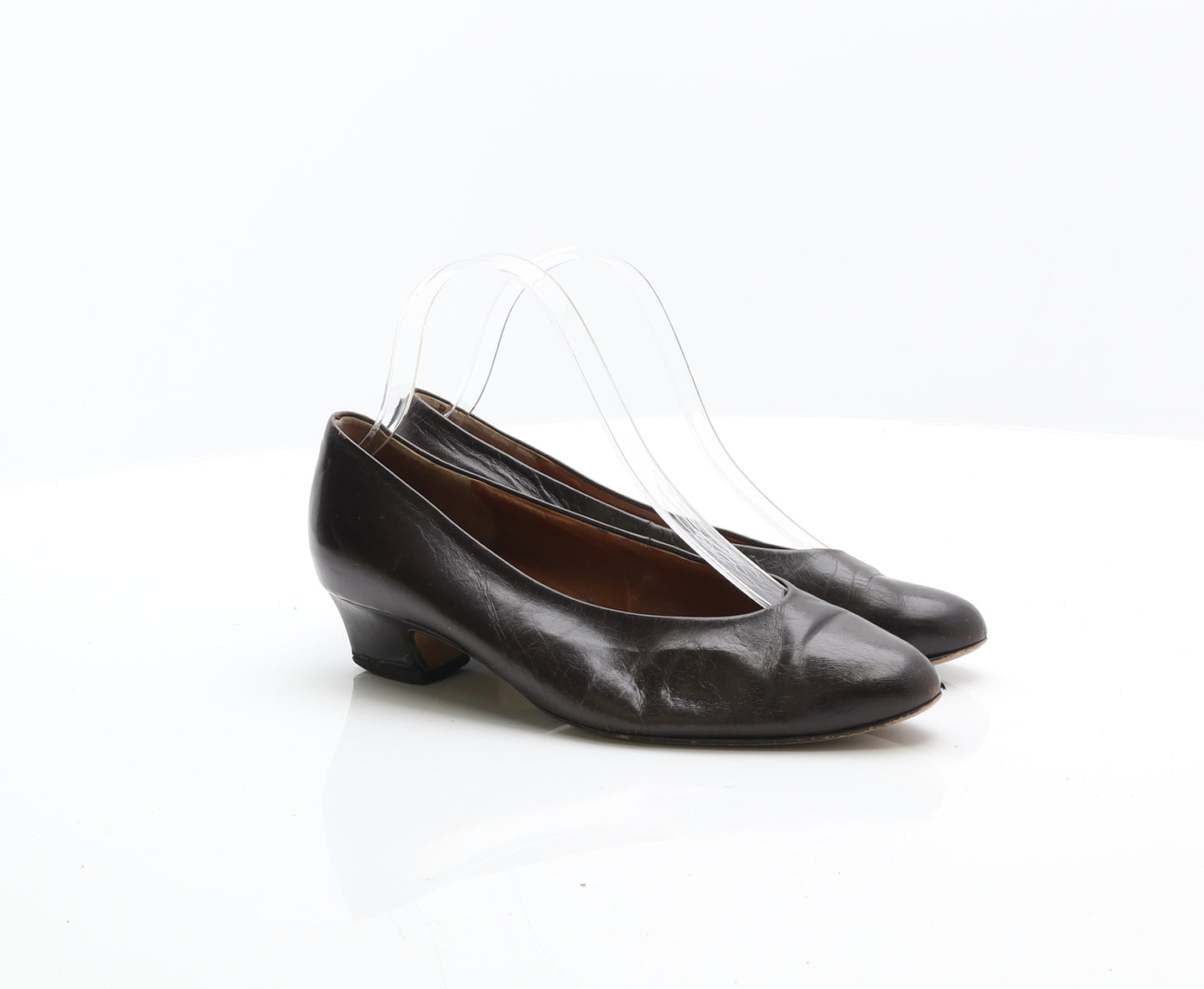 Gabor Womens Brown Leather Court Heel UK 5