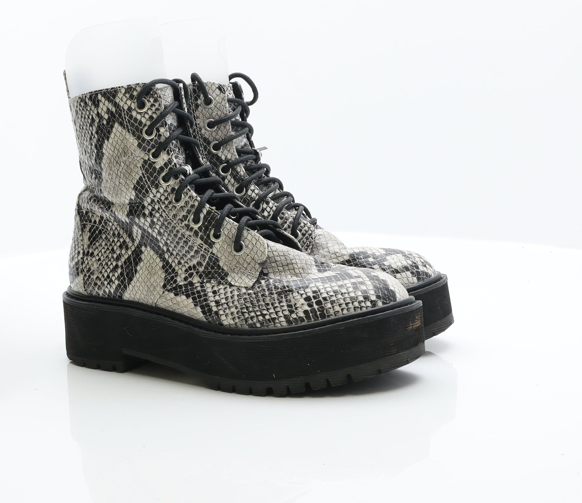 Topshop animal sales hiker boots