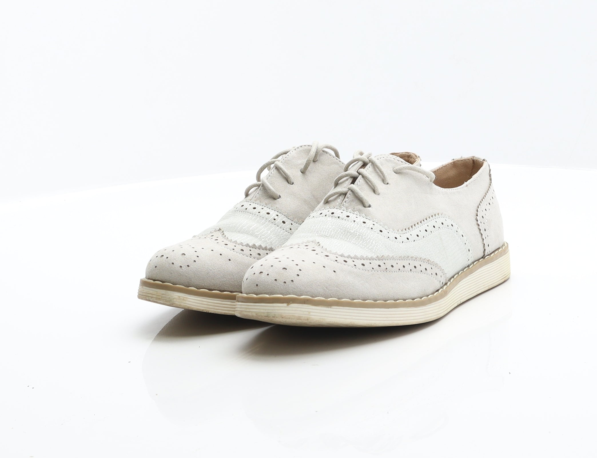 Grey suede sale brogues womens