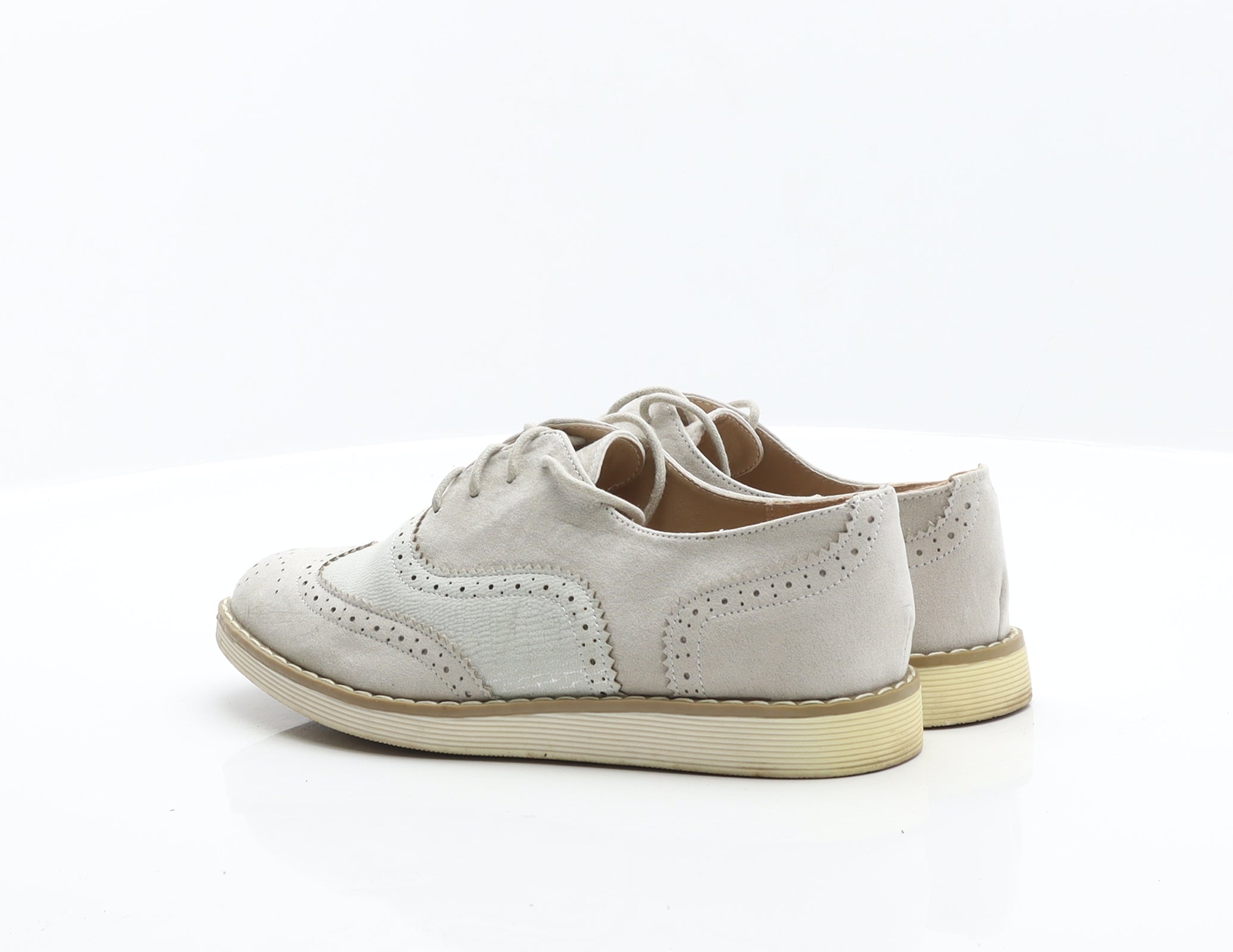 Ladies sales flat brogues