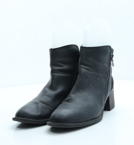 NEXT Womens Black Leather Chelsea Boot UK 7 41