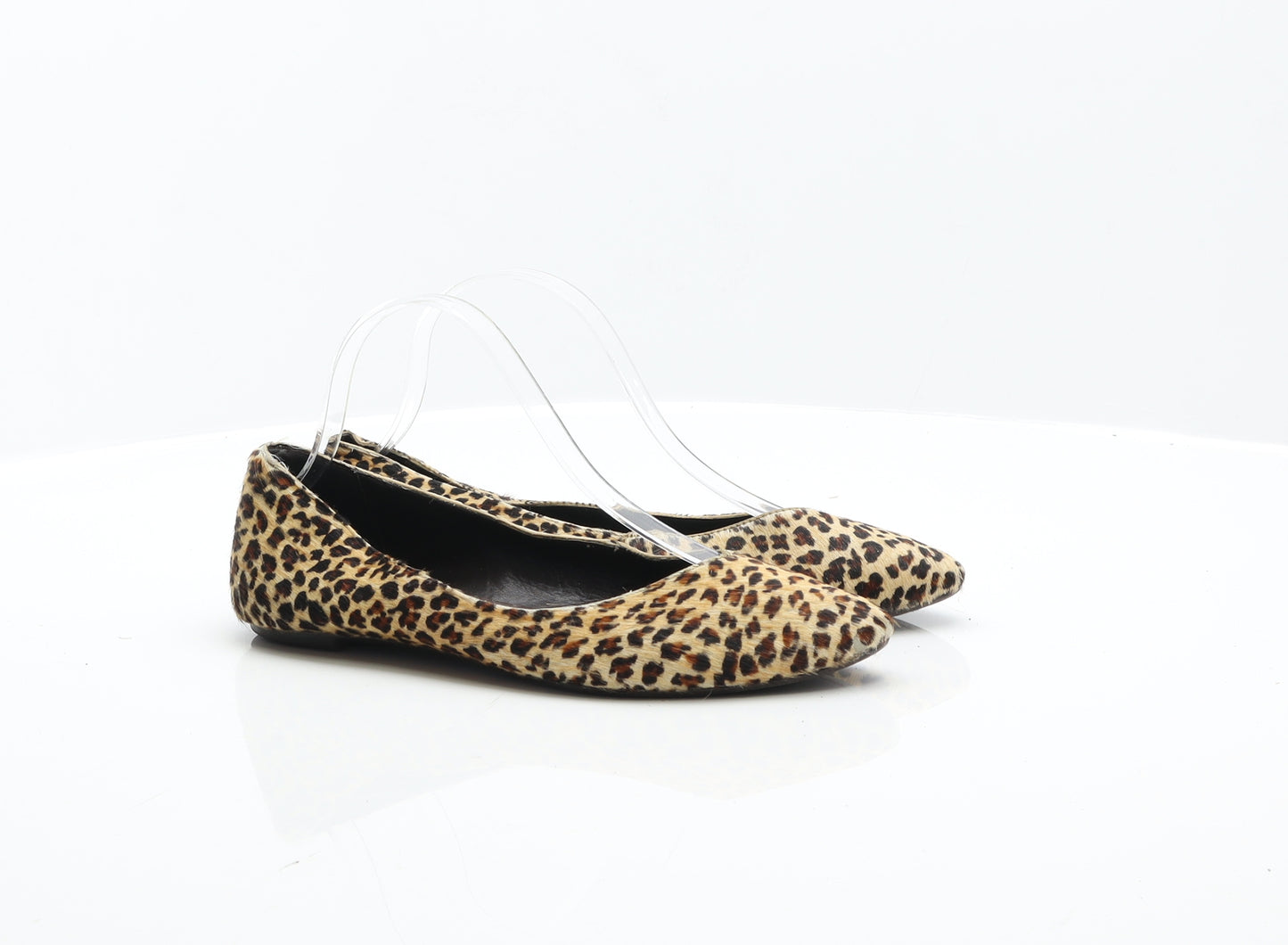 Prezzo Womens Multicoloured Animal Print Synthetic Ballet Flat UK 6 39 - Cheetah Print Ballet Shoes