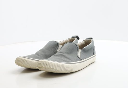 Sustainable Sneaks Mens Grey Fabric Trainer UK 8 42