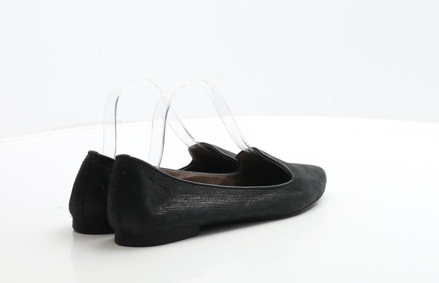 College Green Womens Black Polyester Flat UK 6 39