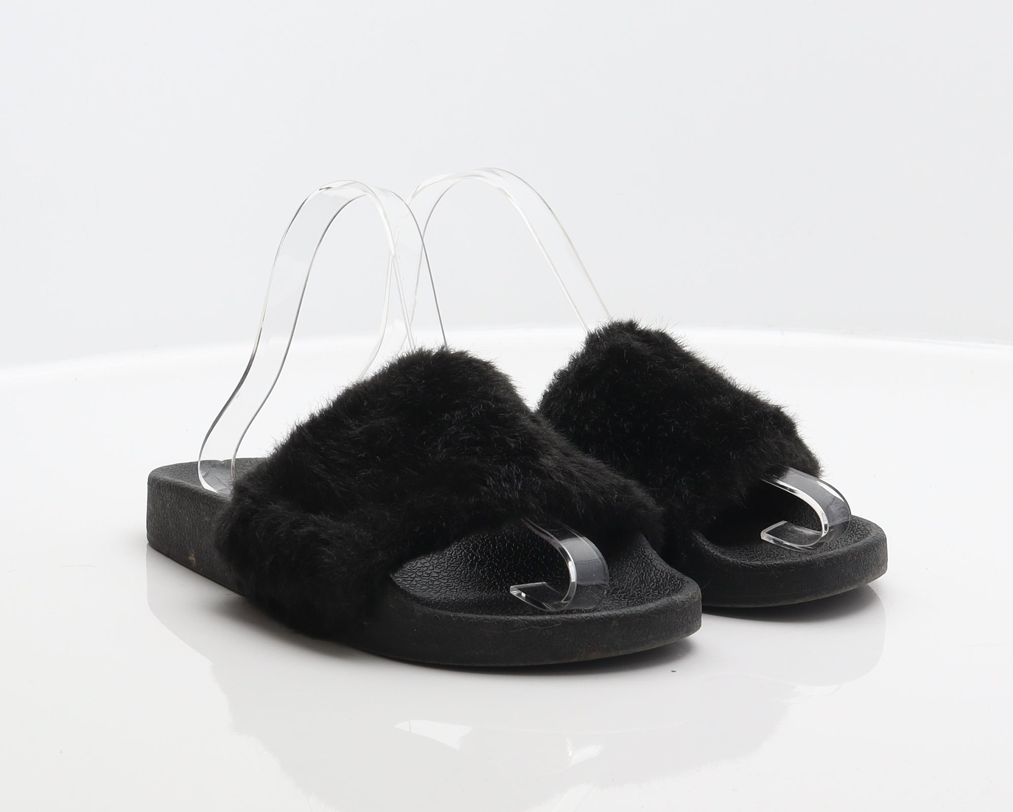 River island sales black sliders