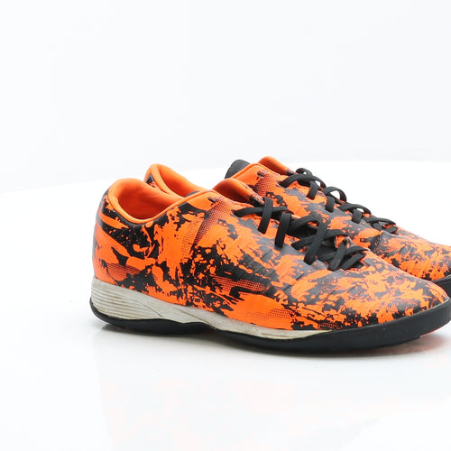 Sondico Boys Orange Flecked Leather Trainer UK 1 - Football Boots
