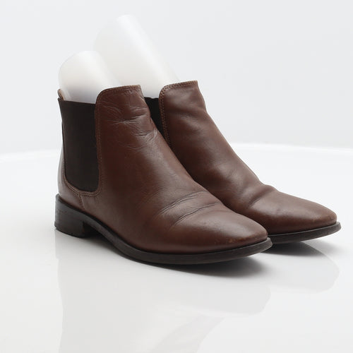 Topshop Womens Brown Synthetic Chelsea Boot UK 3 36
